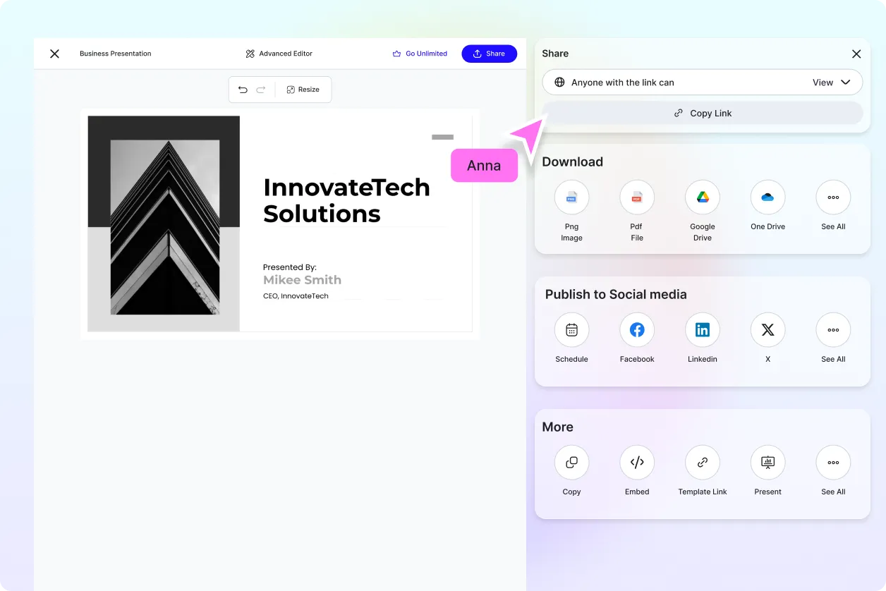 Free AI Business Presentation Generator, Free Business Presentation Maker Online